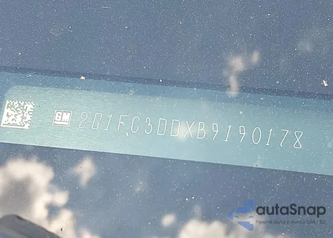 2011 Chevrolet Camaro 2Lt z USA, uszkodzony, nr VIN 2G1FC3DDXB9190178